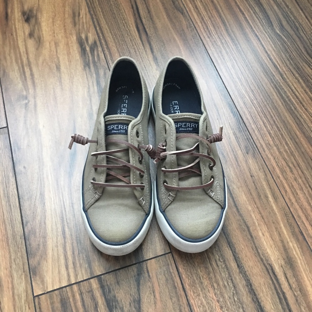 Sperry Slip On Canvas Shoes